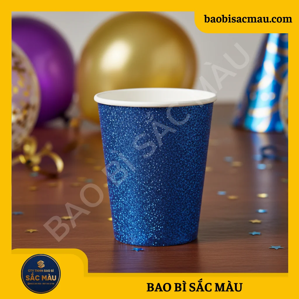 Ly giấy kim tuyến 