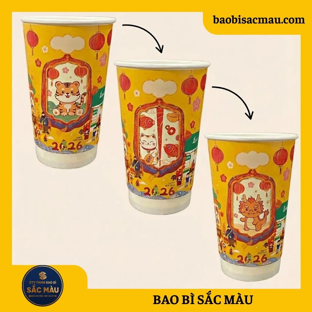 ly giấy xoay nghệ thuật 