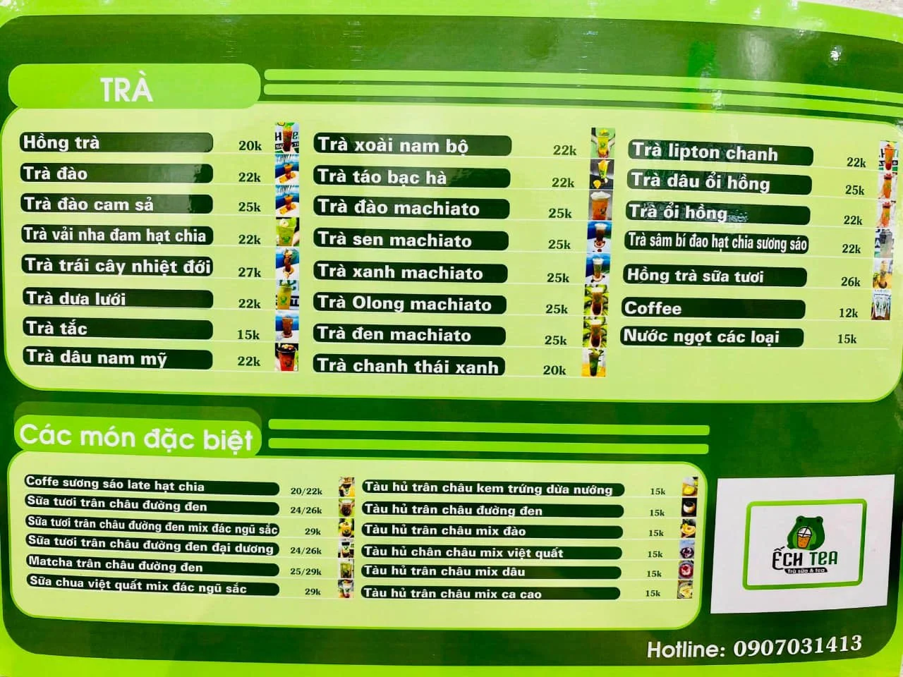 trà sữa Ếch Tea Cần Thơ