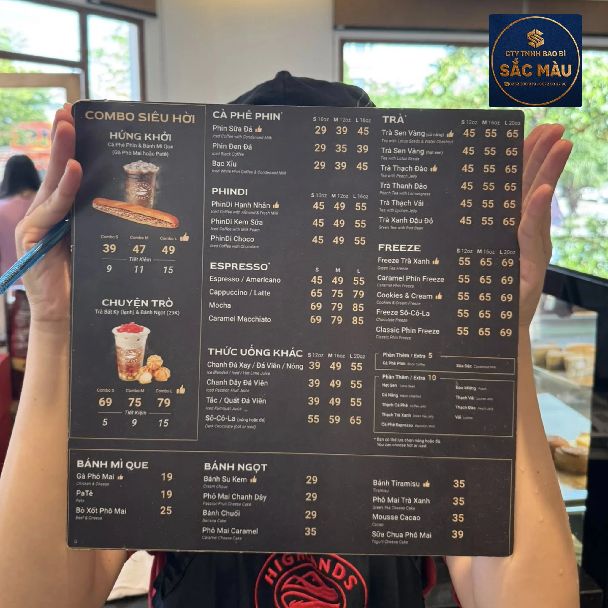 Cafe Highlands Cần Thơ: Review địa chỉ, menu và không gian