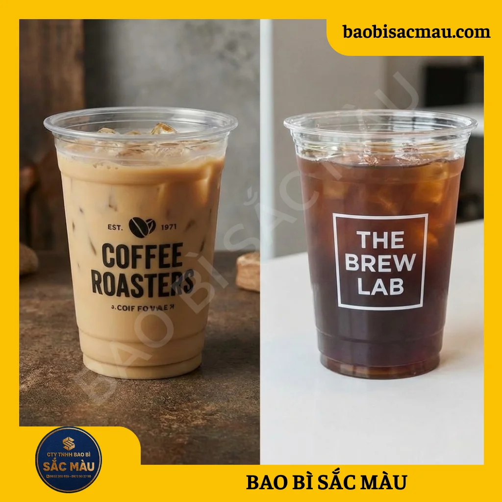 In ly nhựa/ In cốc nhựa dùng 1 lần, giá rẻ, nhiều màu