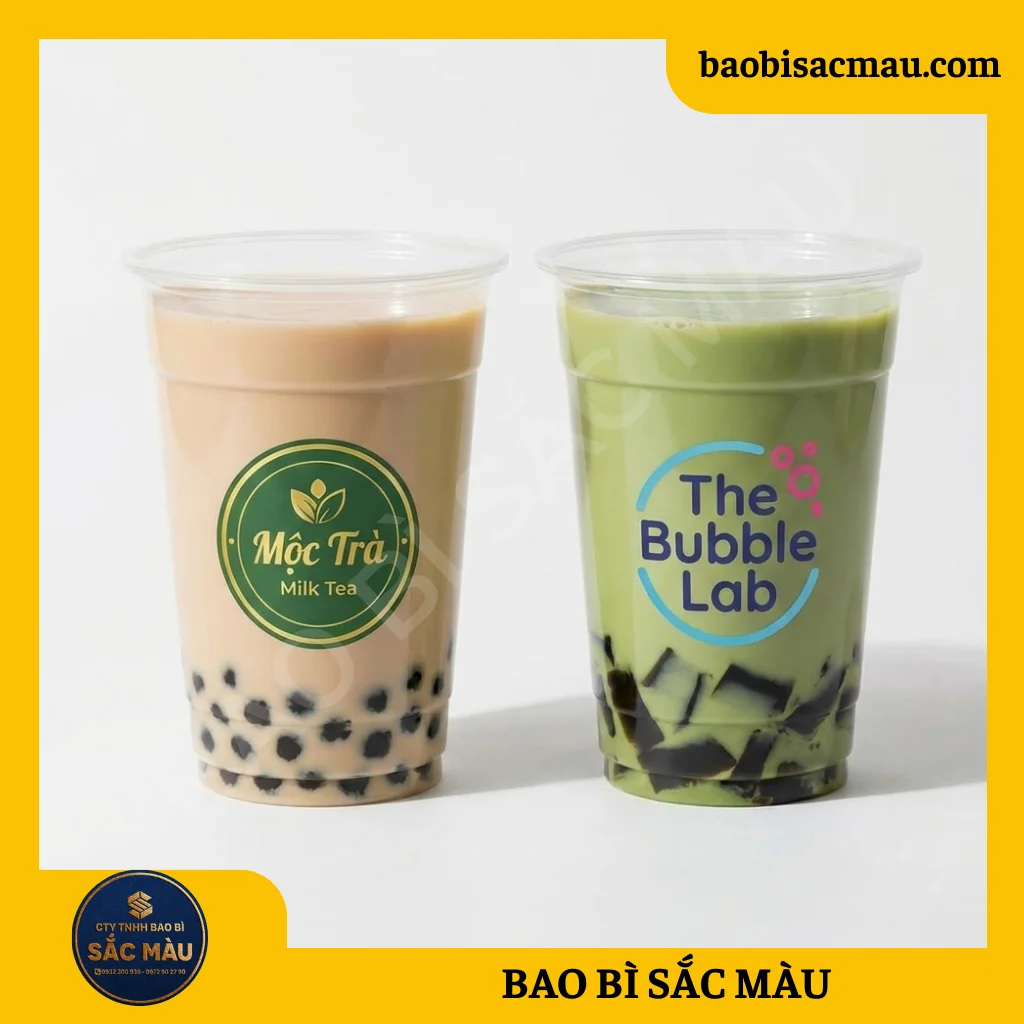 In ly nhựa/ In cốc nhựa dùng 1 lần, giá rẻ, nhiều màu