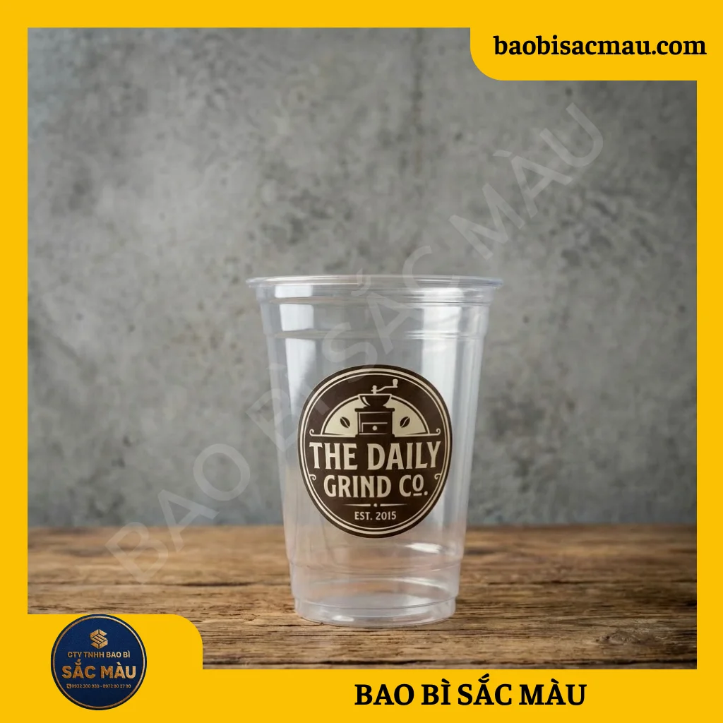 In ly nhựa/ In cốc nhựa dùng 1 lần, giá rẻ, nhiều màu