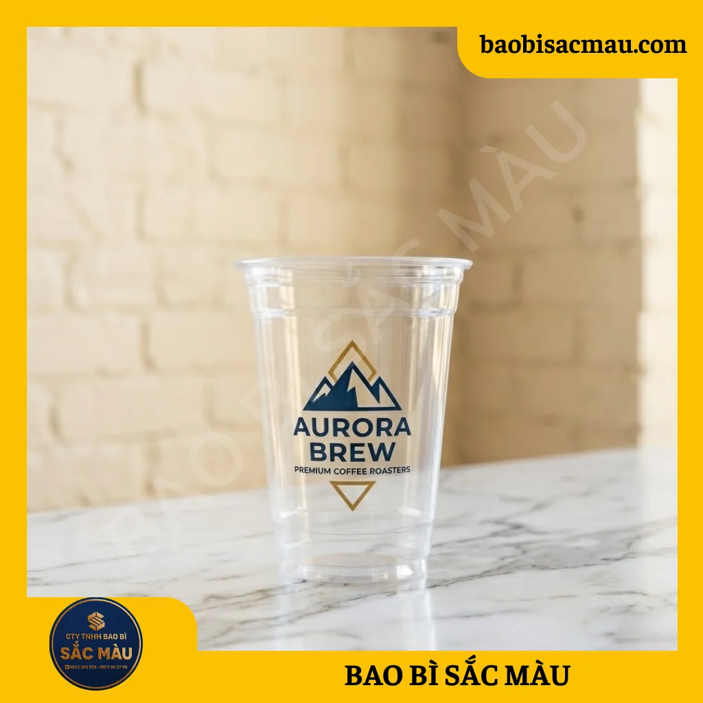 In ly nhựa/ In cốc nhựa dùng 1 lần, giá rẻ, nhiều màu